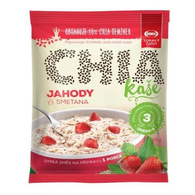 Chia kaše jahody a smetana 65g Semix 